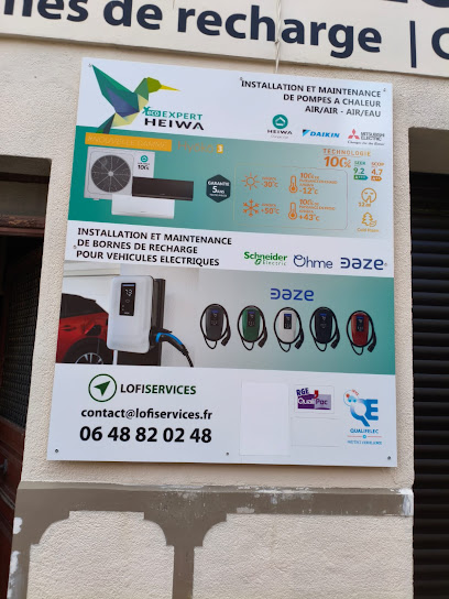 Lofiservices - Installateur Et Réparateur De Climatisation - Pac - Bornes De Recharge Ve
