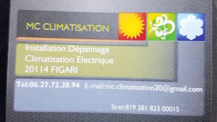 MC Climatisation, Installateur de Climatisation à Figari