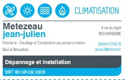 Metezeau Jean Julien, Magasin de Climatisation à Narbonne